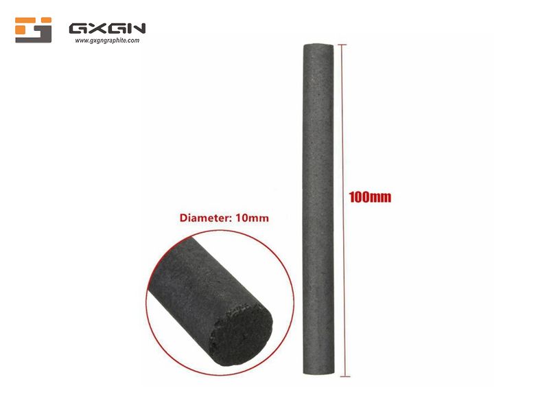 Graphite rod in the electrometallurgy of aluminium