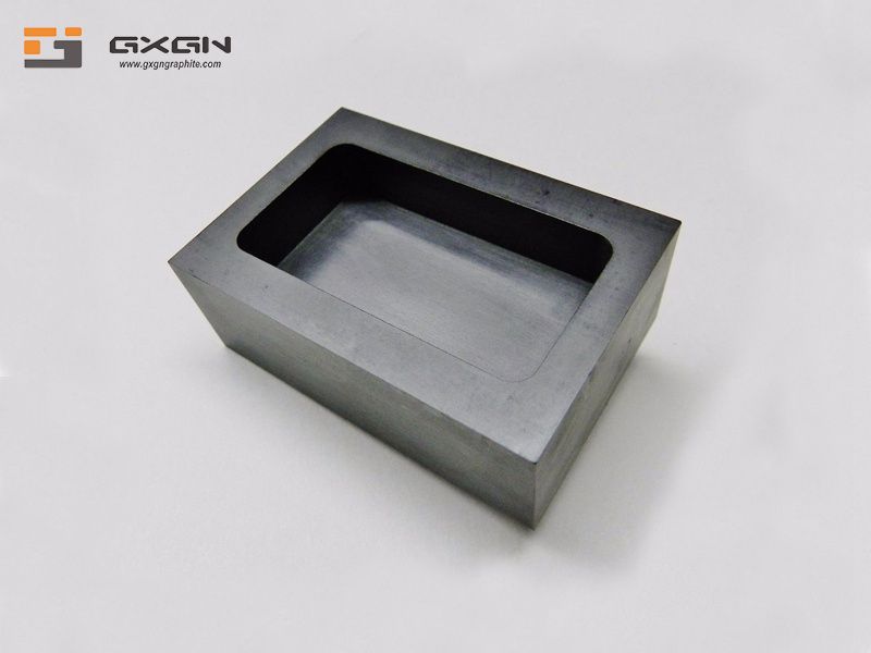 High grade refractory square graphite boat crucible for continuous casting machine