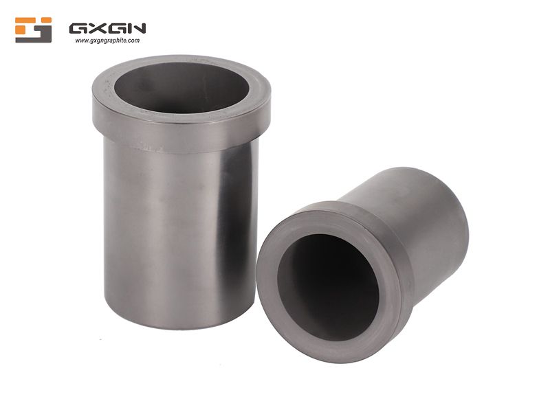 High Grade Industrial graphite crucible with collar for jewelry making gold silver brass precious metal melting cast
