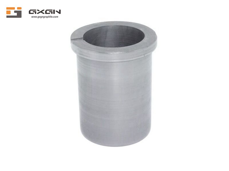 High Grade Industrial graphite crucible with collar for jewelry making gold silver brass precious metal melting cast