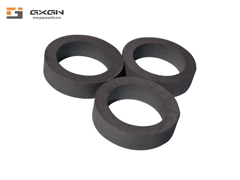 OEM ODM accepted customized graphite nuts seal ring parts graphite bearing