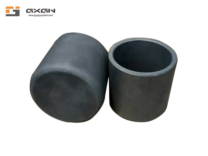 Gasification graphite crucible for vacuum coating aluminum zinc