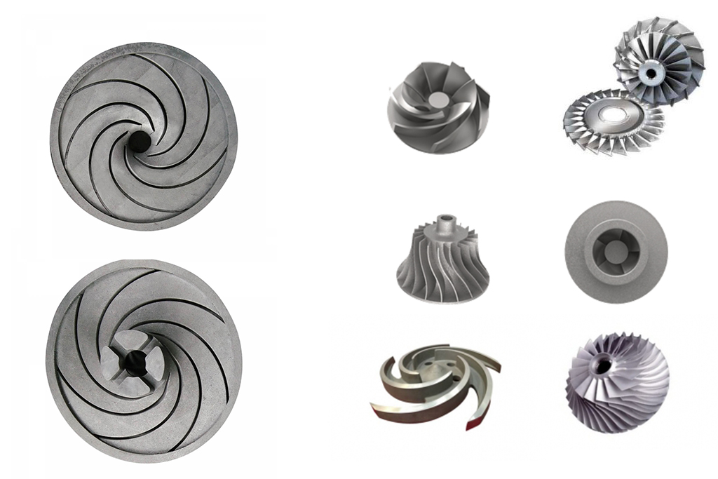 Graphite Casting Process Of Double Curvature Blade Titanium Impeller