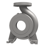 Custom Graphite Mold for Titanium Casting Pump Body
